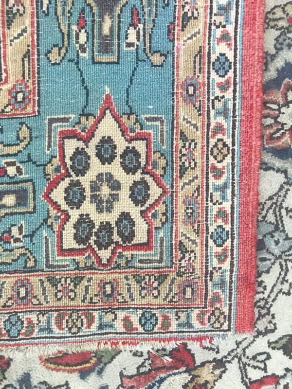Tapis Persan Ghoum fait main 140x234 cm