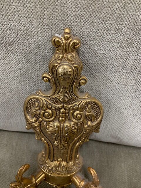 Pair of gilded brass sconces