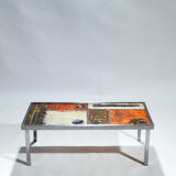Table low ceramic of Robert and Jean Cloutier to 1950