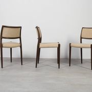 Set of 6 Model 80 Dining Chairs by Niels Otto Møller for JL Møllers Møbel