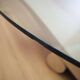 Glass coffee table, Italian design, 1970s, production: Italy