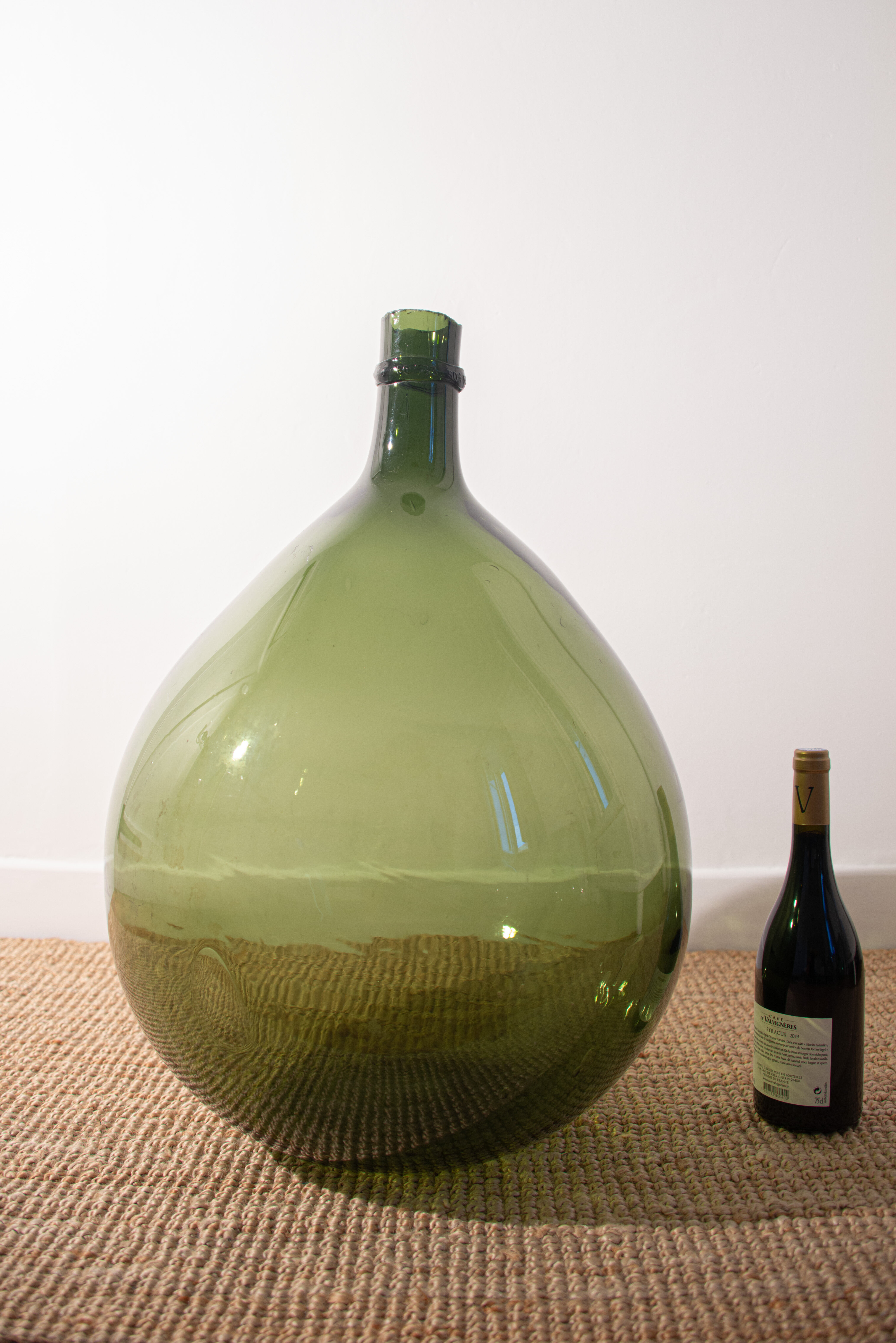 Dame-jeanne en verre soufflé XXL 50-53litres