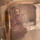 Large silver-plated copper serving tray from the 19th century - 80 x 48 cm