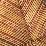 Straw corner chair for children