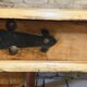 Large solid wood dining table