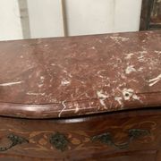 Louis XV style lady's secretary in light wood marquetry, 20th century.