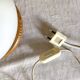 Opaline mushroom lamp, 1980s