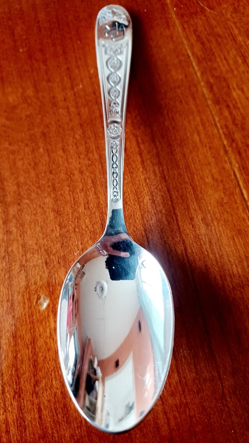 Set of 12 small Christofle Art Deco spoons