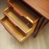 Teak desk, Danish design, 1970s, manufacture: Omann Jun