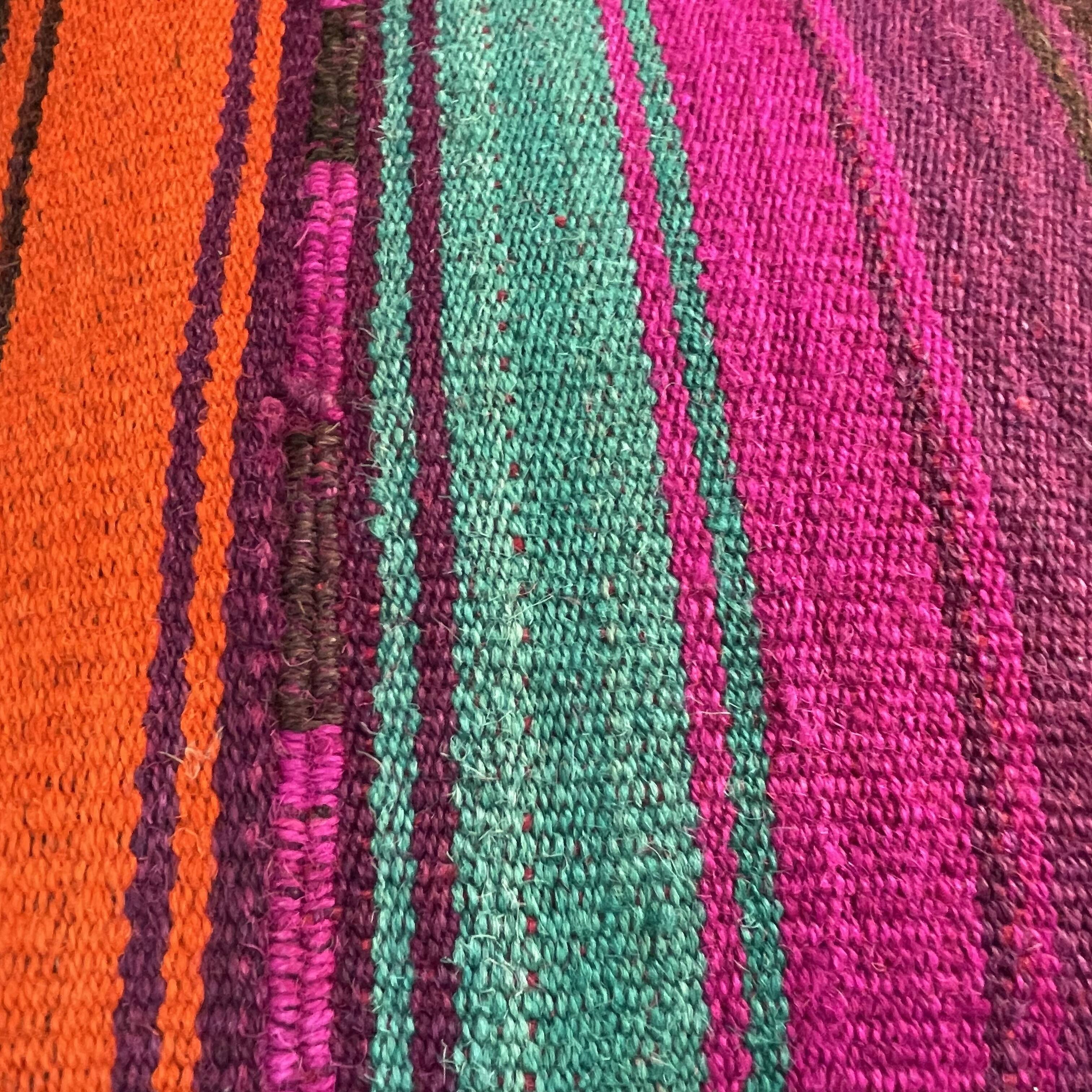 Vintage turkish kilim cushion cover 40 x 40 cm