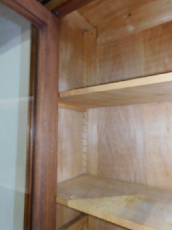 Library 2 walnut doors of the nineteenth century