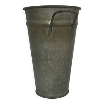 Vase de fleuriste en zinc- Taille intermédiaire