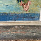 Tableau ancien nature morte fleurs