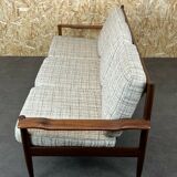 60s 70s teak sofa 3 seater couch seating set Danish Modern Design Denmark