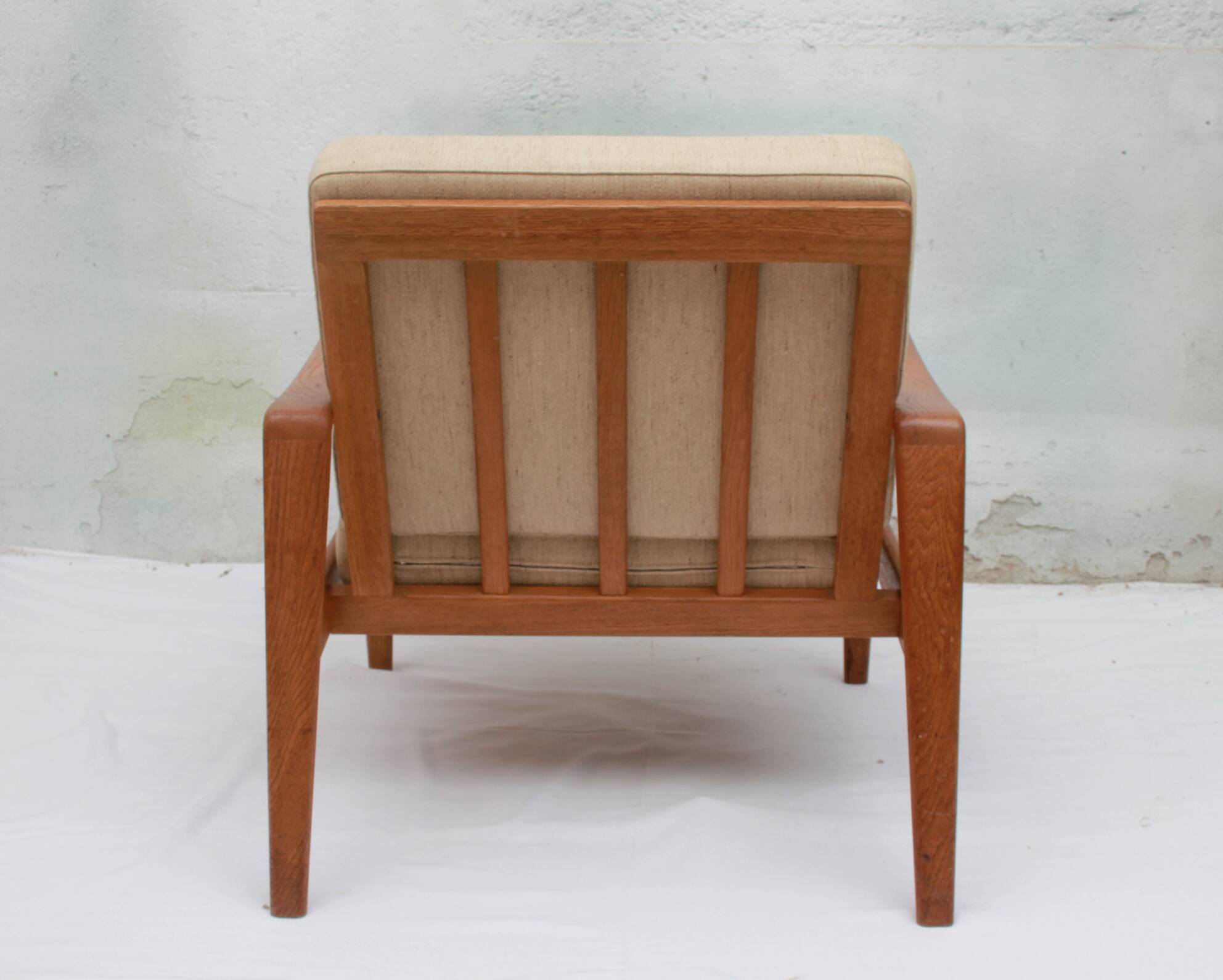 1960s armchair in oak, Arne Wahl Iversen für Komfort
