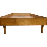 Vintage daybed of the 1960s Netherlands minimalist design in oak