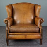 Sheepskin armchair