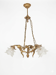 Bronze cherub chandelier from the 1970s.