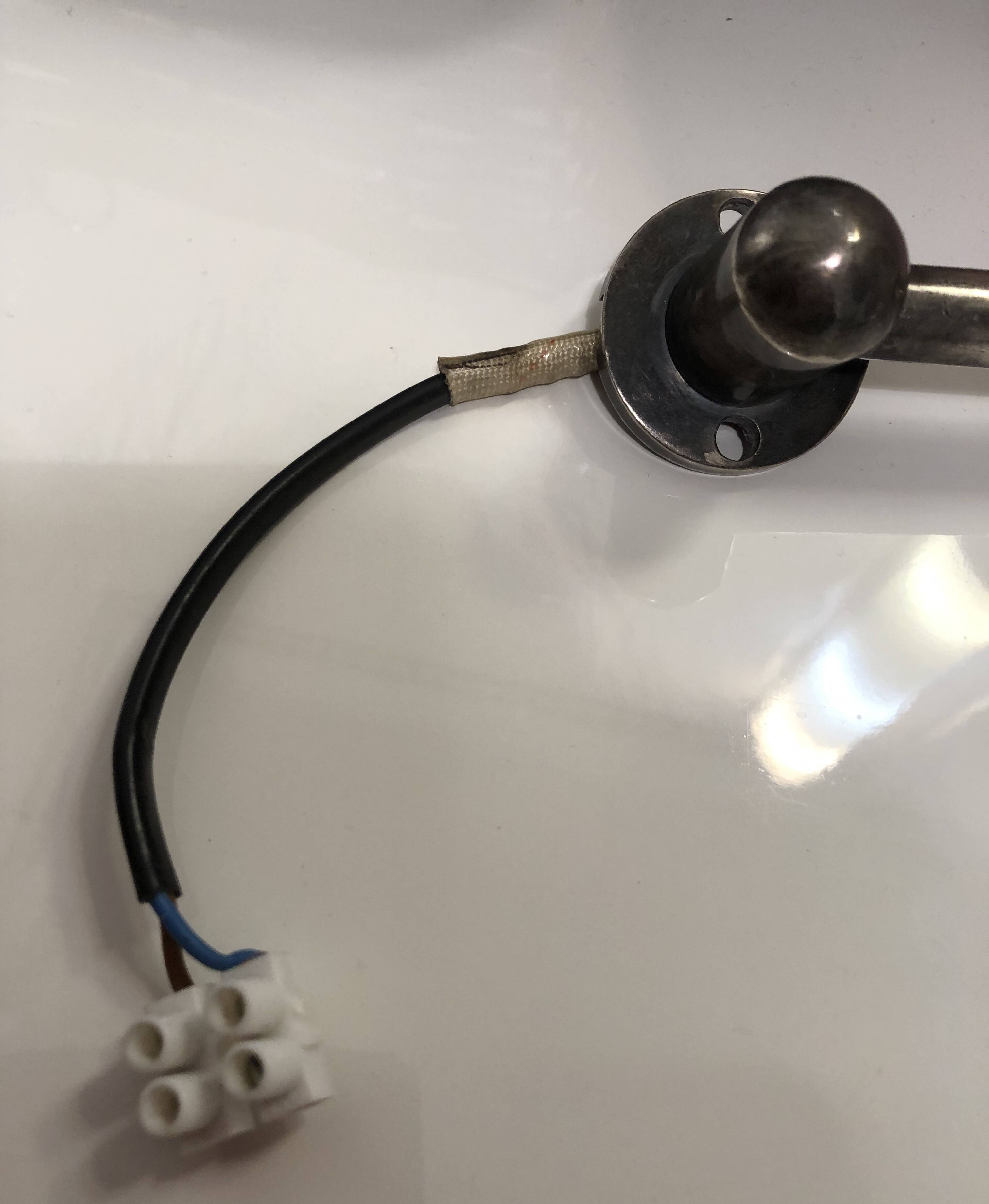 Articulated wall light in patinated nickel Chehoma 1987