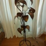 Floor lamp rhubarb leaf 70s