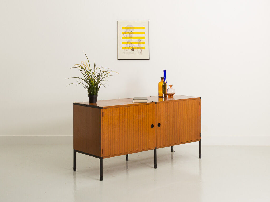 Enfilade en frêne ARP de Guariche, Mortier et Motte edited by Minvielle, circa 1960