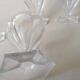 6 SAINT LOUIS flat-ribbed white wine glasses, Poincaré model