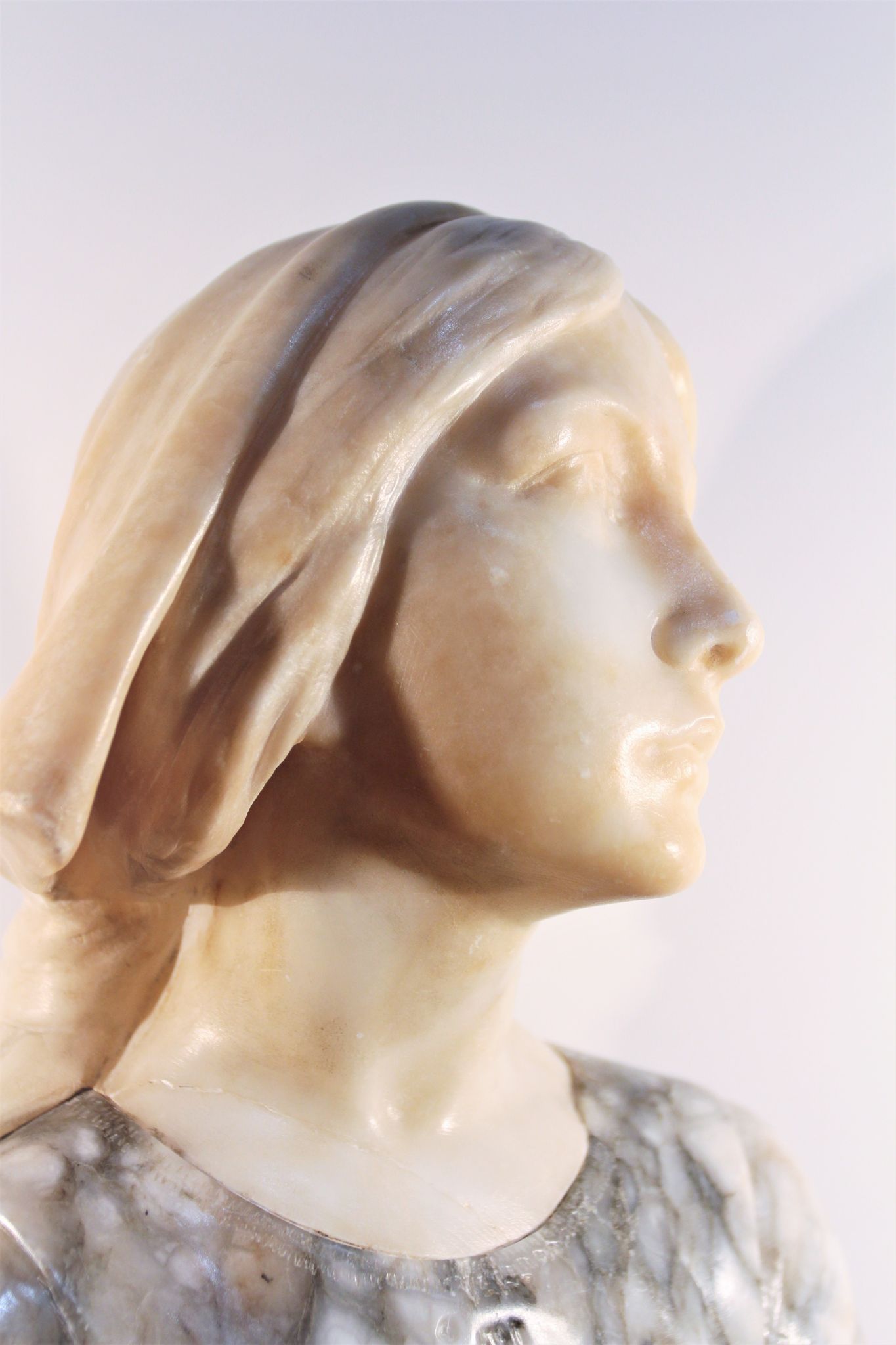 Bust of Joan of Arc by Guglielmo Pugi (1850-1915), c. 1900