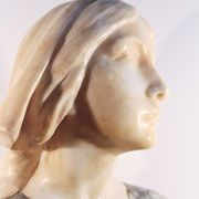 Bust of Joan of Arc by Guglielmo Pugi (1850-1915), c. 1900
