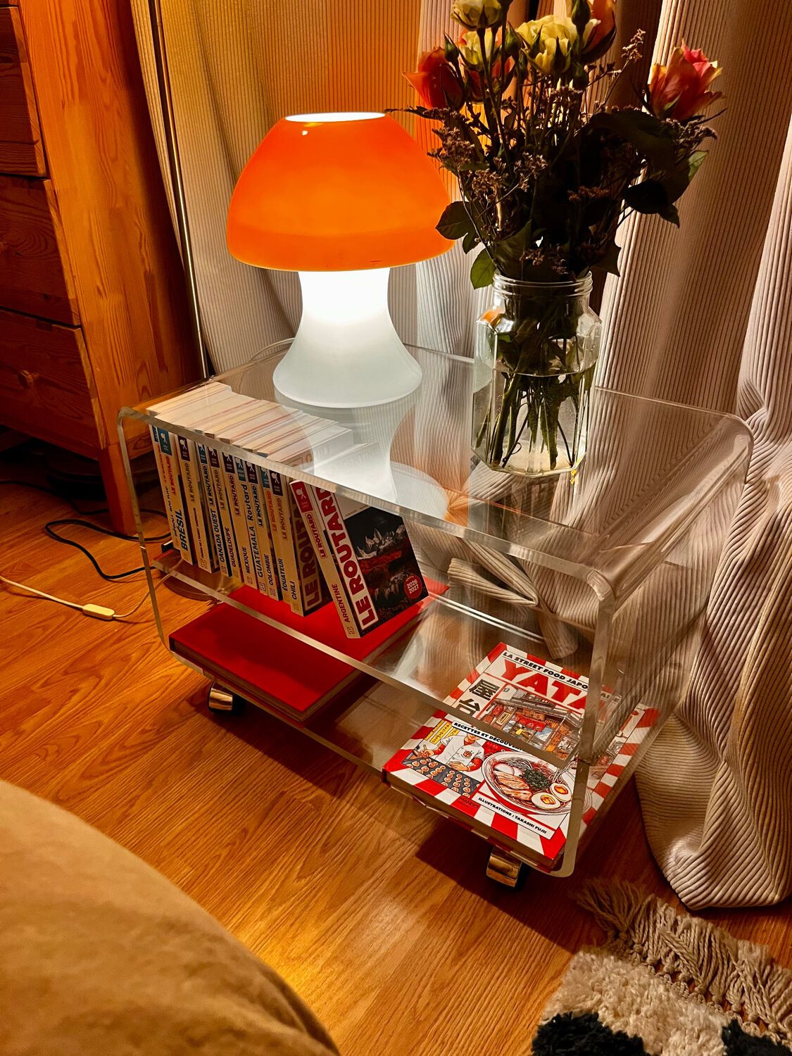 Plexiglass coffee table