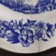 Lot de 2 assiettes creuses de collection en porcelaine Sarreguemines, années 1970