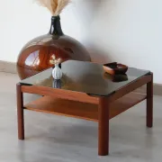 Vintage square coffee table – Solid teak – Myer