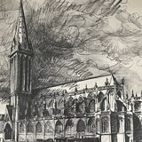 Painting: Pencil drawing - Church