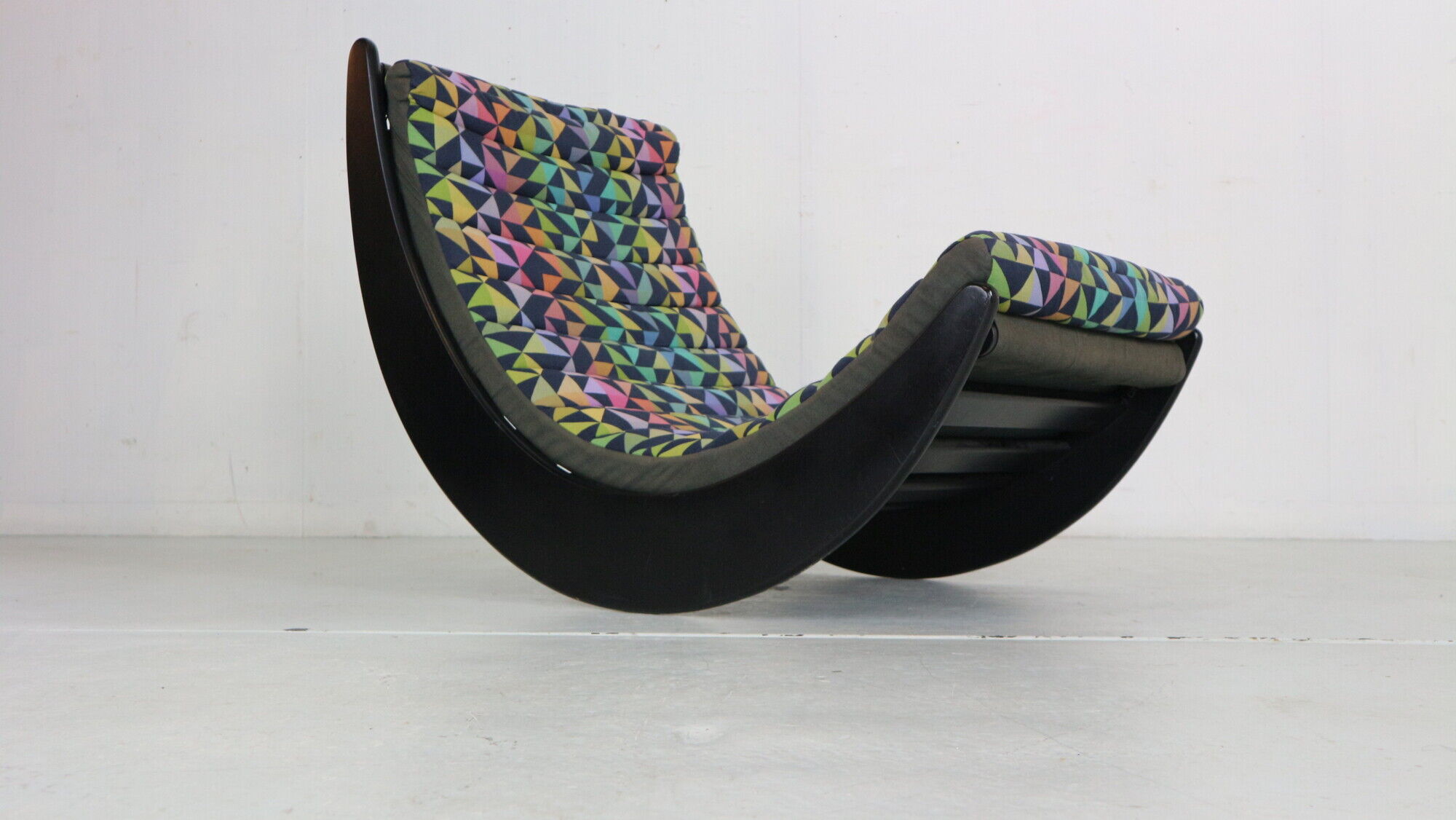 Verner Panton "Relaxer 2" Rocking Chair by Rosenthal, 1970s Denmark