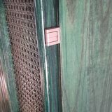 Meuble en rotin vert