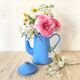 Enamelled tin coffee pot