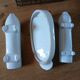 3 antique white porcelain dishes