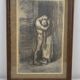 Estampe "Le Baiser" de Steinlen (1859 - 1923)