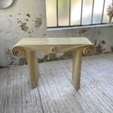 70s tropicalist rattan console