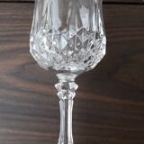 Crystal stemmed glasses