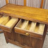 Vintage old Parisian low sideboard