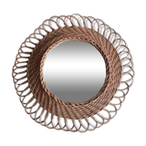 Wicker sun mirror