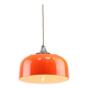 Space Age Orange Pendant Lamp from Guzzini, 1960s