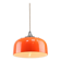 Space Age Orange Pendant Lamp from Guzzini, 1960s