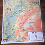 Old school map - Massif central / Jura