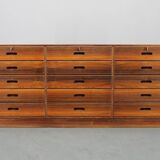 Commode à tiroirs ou buffet Kai des années 1960, restauré