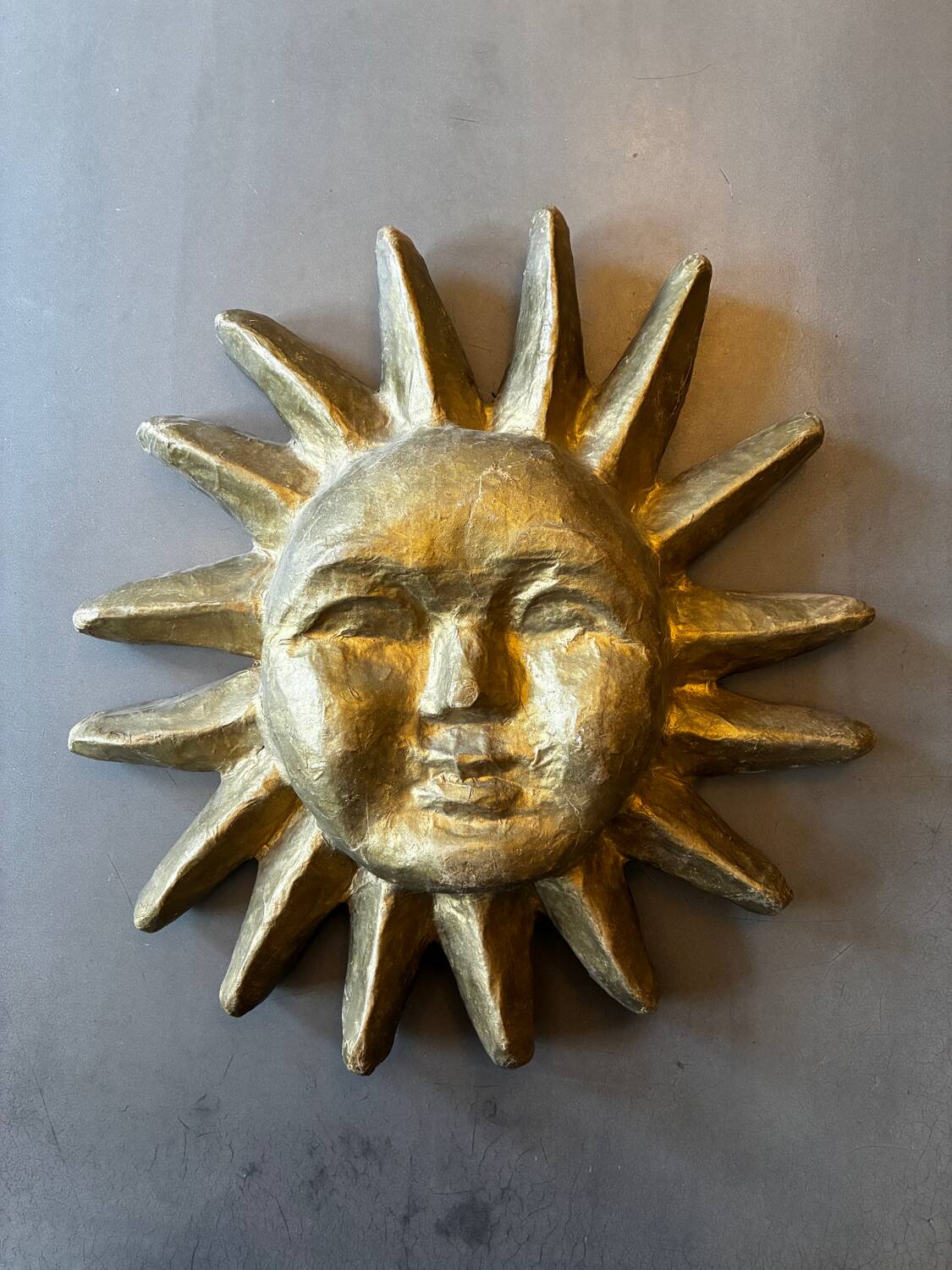 Paper mâché sun from the 1950s
