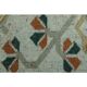 1970s Vintage Turkish Handmade Wool & Cotton Orange Area Rug 156x253