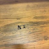 Vintage Pinewood Dining Table Desk with Drawer 60s Design