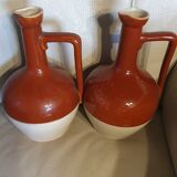 Three Bardinet glazed stoneware decanters, Bordeaux distiller