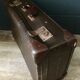 Vintage brown suitcase handle in Bakelite